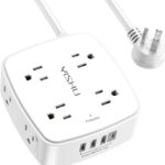 YISHU - Regleta de alimentación 10 pies